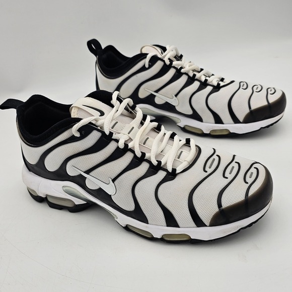 Nike Air Max Plus TN White Black Tuned Air 898015-101 Running shoes Mens size10 - Picture 4 of 10